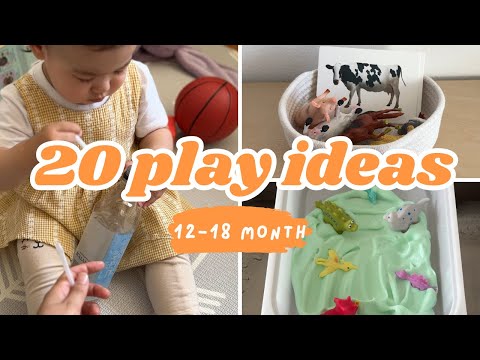 20 simple and fun games for 12-18 month old baby