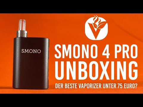 Smono 4 Pro Vaporizer [UNBOXING] - Bester Vaporizer unter 100 Euro?