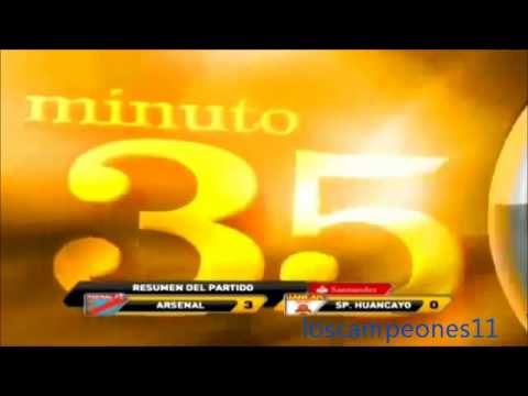 Copa Santander Libertadores Arsenal de Sanrandí 3-0 Sport Huancayo 24/01/12 Repechaje Ida (Resumen)