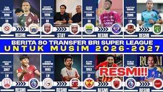 Download lagu ‼️NEWS 80 BRI SUPER LEAGUE TRANSFERS 2026/27 || PERSIB - PERSIJA - PERSEBAYA - AREMA FC -... mp3 Download lagu ‼️NEWS 80 BRI SUPER LEAGUE TRANSFERS 2026/27 || PERSIB - PERSIJA - PERSEBAYA - AREMA FC -... mp3
