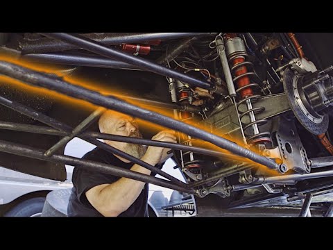 Track is on Kill!! Bent and broken wheelie bars leads to unique solution to make the race
