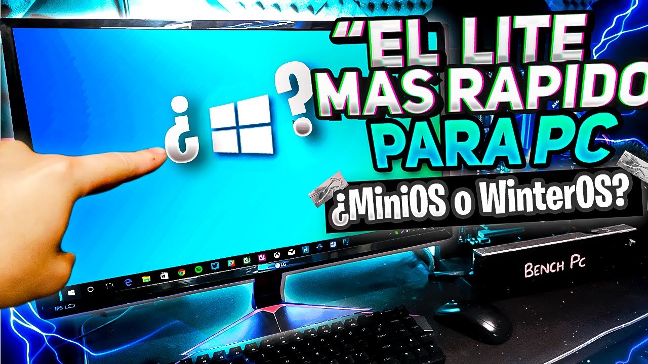 El Windows MAS RAPIDO
 No Exist.../ WinterOS vs MiniOS 2022 / TEST y RENDIMIENTO