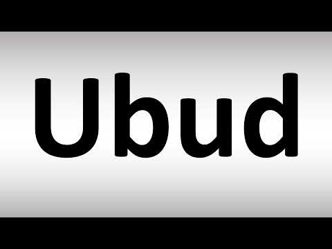 How to Pronounce Ubud