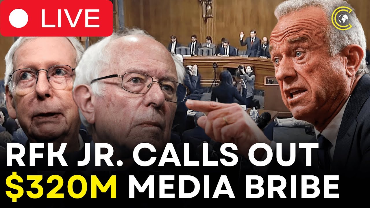 LIVE | RFK Jr. Exposes Senators Taking MILLIONS from Big Pharma in Hearing