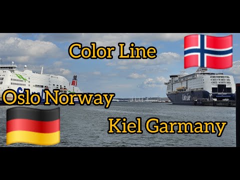 Color line 2day Cruise _Color Magic from Oslo to Kiel .  Walking in to the cruise April 2025.