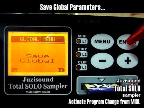 Change Programs from MIDI for Juzisound Total SOLO Sampler