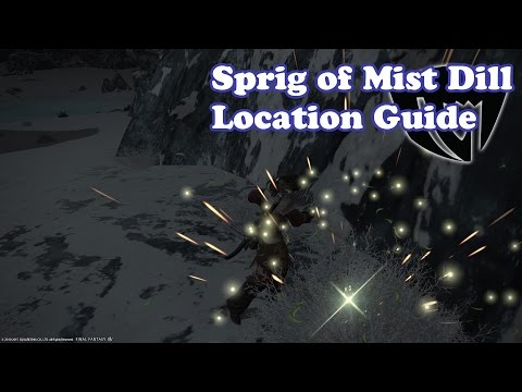 FFXIV 3.07 Sprig Of Mist Dill Gathring Guide