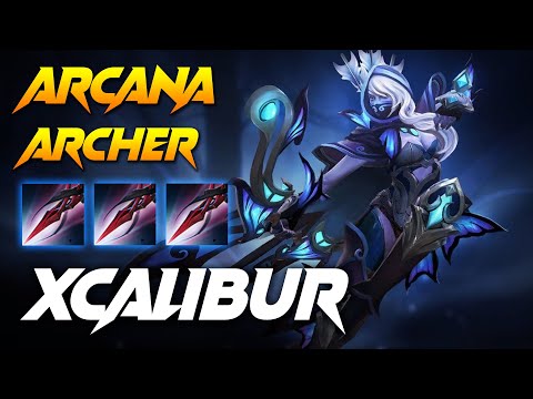 Xcalibur Drow Ranger Arcana Archer - Dota 2 Pro Gameplay [Watch & Learn]