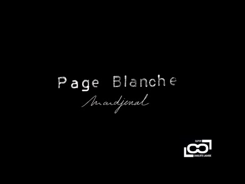 Mardjenal - Page blanche (Lyrics Video)