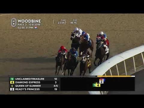 Woodbine, December 8, 2018 - Race 3