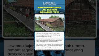 Rumah Jew atau Bujang Suku Asmat menjadi Tempat Sakral bagi Kaum Pria dan Upacara Adat