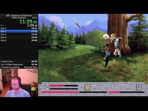 Quest for Glory IV: Shadows of Darkness, Fighter 100% in 37:48 by davidtki