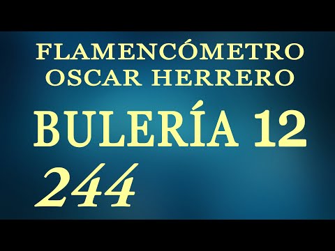 Metrónomo Flamenco - Bulería "12" 244 - Flamencómetro Oscar Herrero