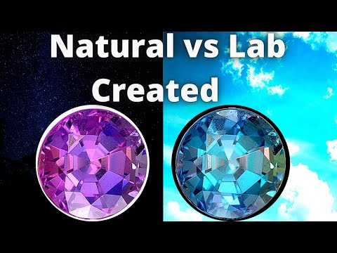 NATURAL ALEXANDRITE VS LAB CREATED do they both change color ?