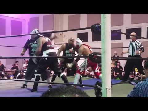 Pentagon Jr & Fenix vs B Boy & Lil Cholo lucha Libre San Diego FCW