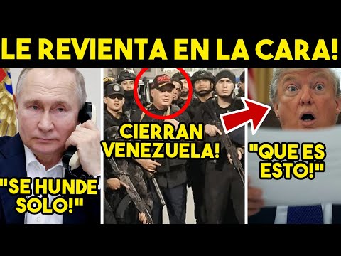 TRUMP HELADO! VENEZUELA CAMBIA LA JUGADA, 4MEN4Z4 PEGA A EU. CHINA SALE AL QUITE. HOY