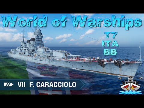 F. Caracciolo angezockt T7/BB/ITA in World of Warships auf Deutsch