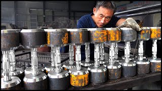 Mass Dumbbells Production Process! Amazing Dumbbell Factory !
