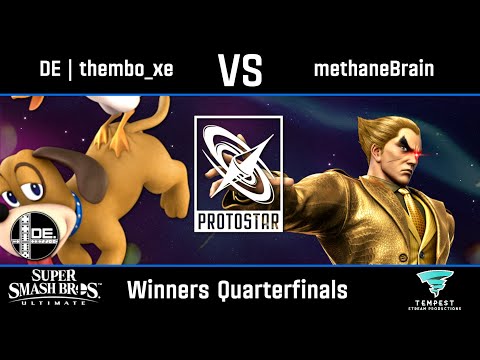 DE | thembo_xe (Duck Hunt) vs methaneBrain (Kazuya) - Ultimate Winners Quarterfinals - Protostar #37