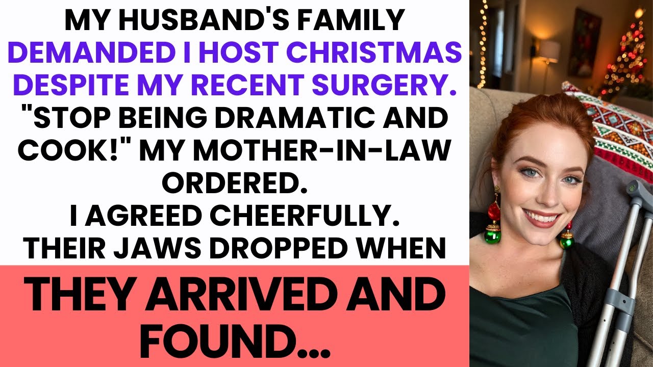 Husband’s Family Demanded I Host Christmas Weeks After Surgery