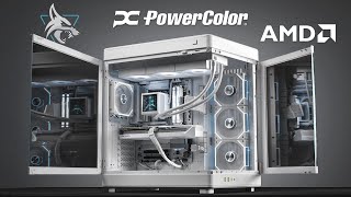 All-White Gaming PC Build | AMD Ryzen 5 9600X + PowerColor RX 9060 XT + B650 | Budget Friendly