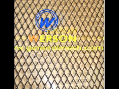 generalmesh 12 inch × 48 inch UNIVERSAL BLACK ALUMINUM DIAMOND MESH factory