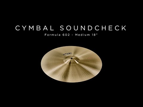 PAISTE CYMBAL SOUNDCHECK - Formula 602 Medium 18"