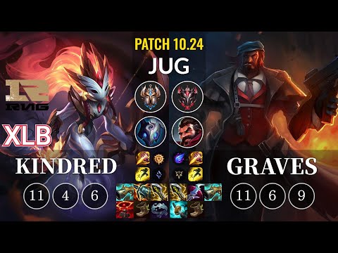 RNG XLB Kindred vs Graves Jungle - KR Patch 10.24