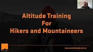 Altitude Training For Hikers And Mountaineers