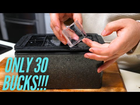 Budget $30 Clear Ice Cube Maker is AWESOME!! | Tinana ice cube tray