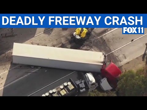 Several killed in fiery 10 Freeway crash in Ontario | FOX 11 LA