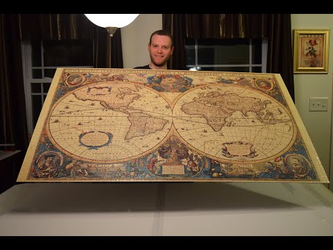 Old Globe - Ravensburger Puzzle 5000 Pieces - Assembly Timelapse