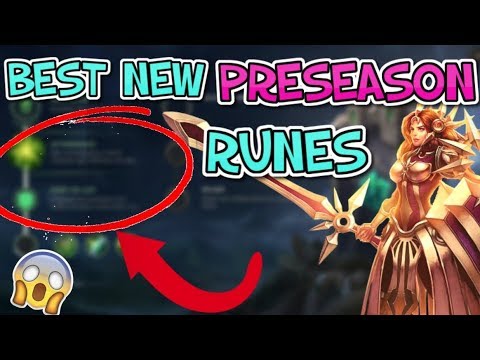 BEST NEW RUNES FOR LEONA!! (PRESEASON) (Runes Reforged) [Season 8]