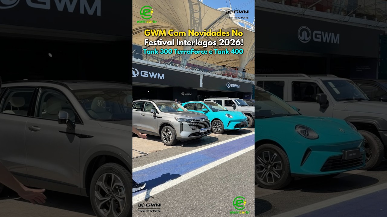 GWM Com Novidades No Festival Interlagos 2026! Tank 300 TerraForce e Tank 400⚡
