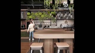 Restaurant /Café 😍 #short #shortvideo #viral #trending #youtubeshorts #shorts @shapebuildarchitects👈