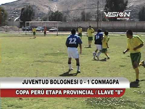 JUVENTUD BOLOGNESI 0 - 1 CONMAGPA COPA PERU ETAPA PROVINCIAL- Visión Deportiva 2013 TVT Canal 39