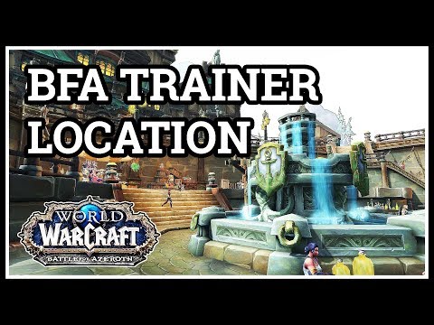 Alliance Inscription Trainer Location BfA
