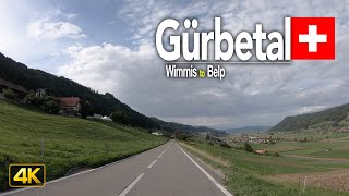 Gürbetal, Switzerland 🇨🇭 Driving from Wimmis to Belp