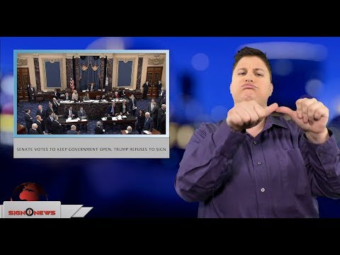 Senate votes to keep government open, Trump refuses to sign (ASL - 12.20.18)