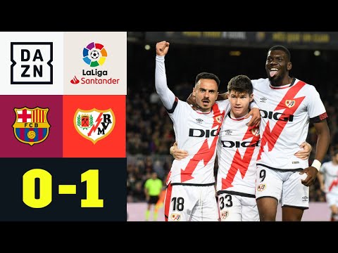 Überraschungssieg im Camp Nou! Rayo triumphiert: FC Barcelona - Rayo Vallecano 0:1 | Laliga | DAZN