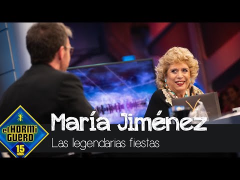 María Jiménez confiesa cómo eran sus legendarias fiestas - El Hormiguero