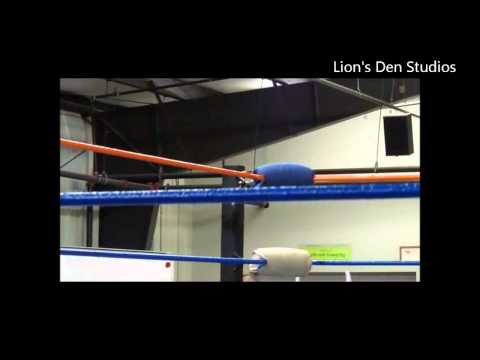 Spike Dudley leaps from a Trailer on to Kevin Steen