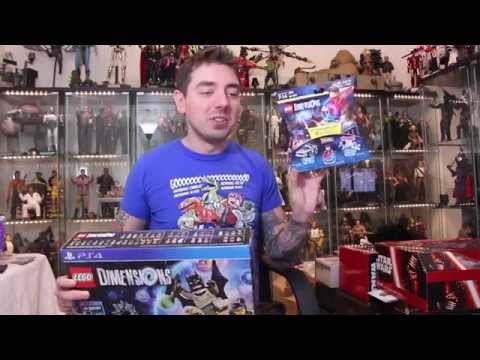 LEGO Dimensions Starter Park & Back To The Future Level Pack For PS4 Video Game Unboxing