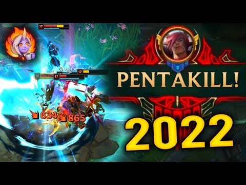 PENTAKILL Montage 2022 ( Sett, Kayle, 1v5, LoL...)