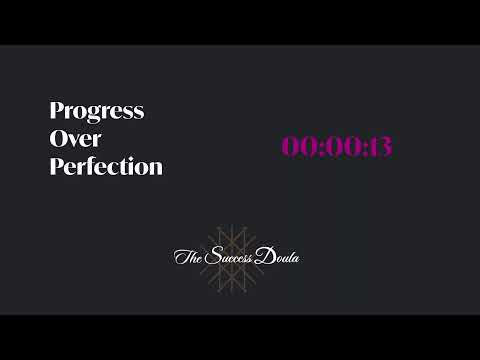 5 Tips to Focus on Progress not Perfection