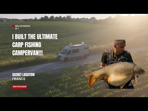 I Built the ULTIMATE Carp Fishing Campervan | Secret Lake + Beautiful Carp!