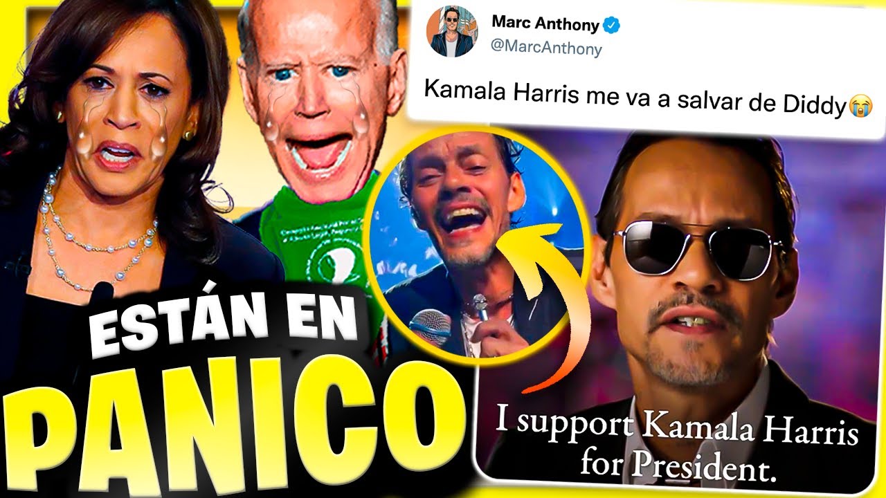 Marc Anthony lanza su apoyo a Kamala Harris y queda EN RIDÍCULO 🤣 Ex de Jennifer López