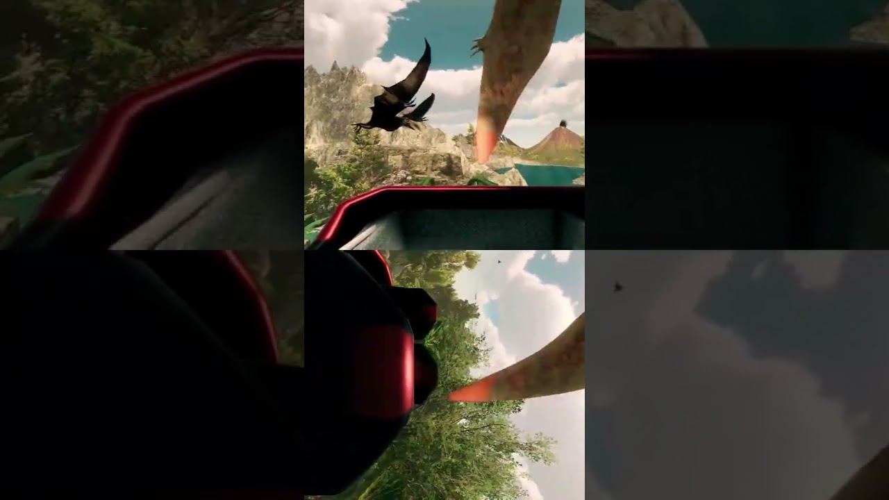 #️⃣ #360VR #VRVideo #Dinosaur #JurassicWorld #RollerCoaster #VRExperience #DinosaurRide #JurassicPar