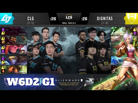 CLG vs Dignitas | Week 6 Day 2 S10 LCS Summer 2020 | CLG vs DIG W6D2