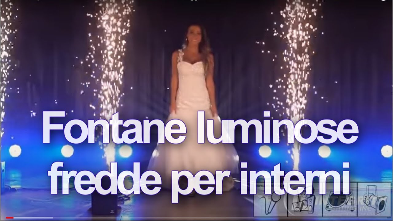 Sparkular Mini: Fontane Luminose Non Pirotecniche. Pioggia di Scintille Fredde